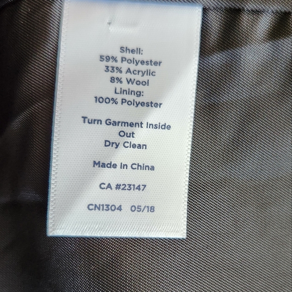 RSVP BY TALBOTS  size 12P fully lined black jacket trimmed in faux pearls. - Picture 7 of 7